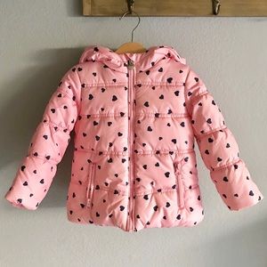 OshKosh B’gosh Light Pink Toddler Girl Puffer Coat